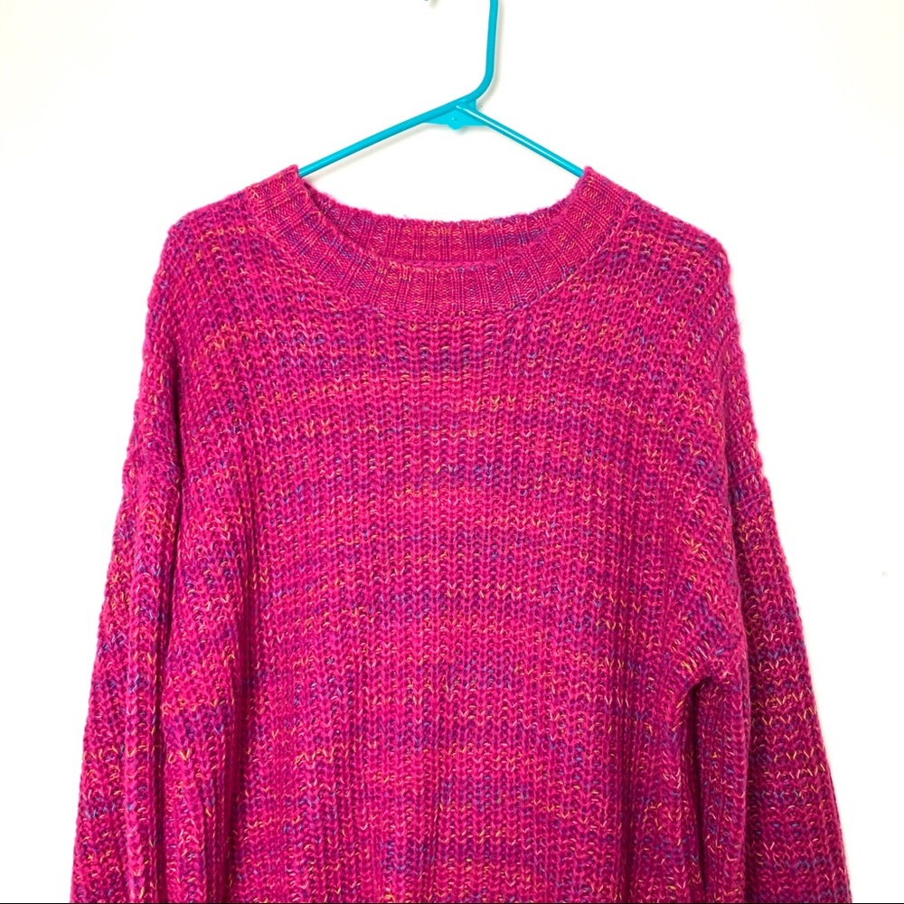Band of Gypsies Glacee Ribbed Mock Neck Sweater - Picture 6 of 8